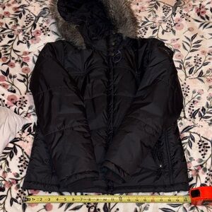 Columbia Women's Black Hooded Jacket LIKE NEW